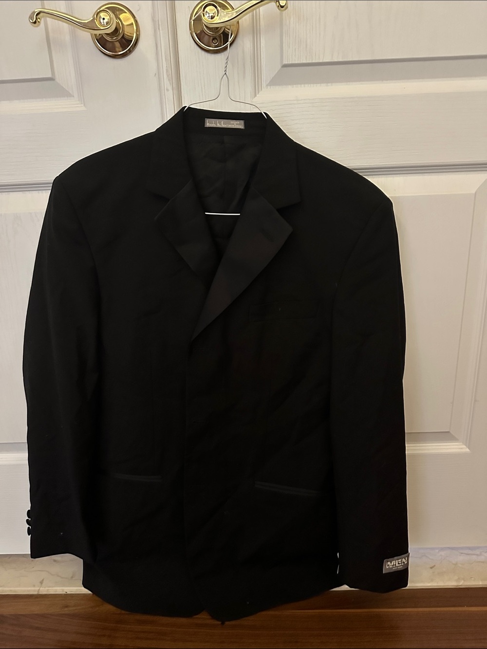 Nicole Miller Black Men's Single-Breasted Blazer